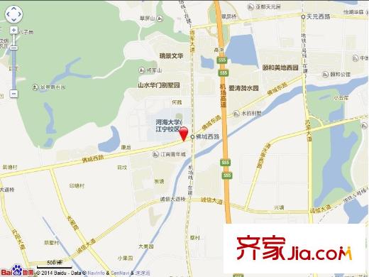 天泰青城交通圖