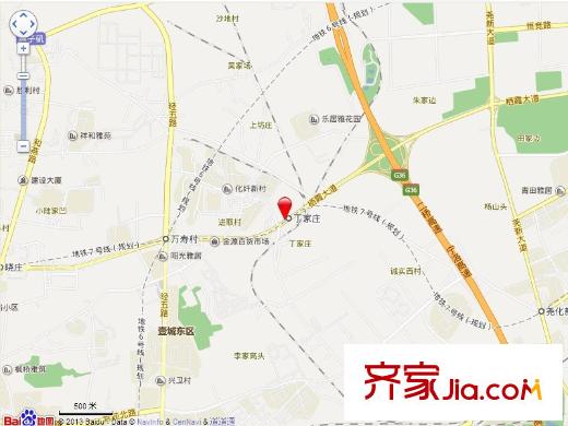 丁家莊小區(qū)交通圖