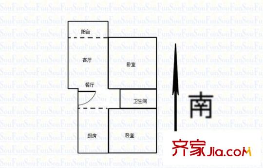 萬江共和新城地和苑戶型圖戶型圖2室 2室2廳1衛(wèi)1廚