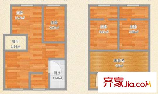 萬江共和新城地和苑戶型圖戶型圖 6室 6室3廳2衛(wèi)1廚