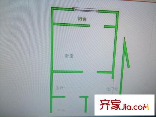 燕江園戶型圖戶型圖 2室 2室1廳1衛(wèi)1廚