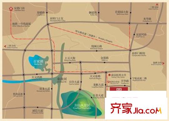 方山熙園交通圖