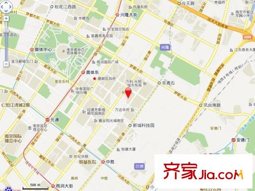 中海塞納麗舍交通圖