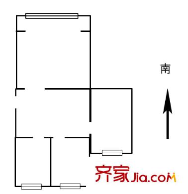 熱河南路戶型圖戶型圖2室 2室1廳1衛(wèi)1廚