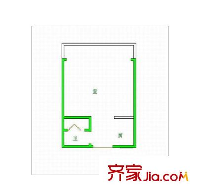 君臨國際戶型圖戶型圖1室 1室1廳1衛(wèi)1廚