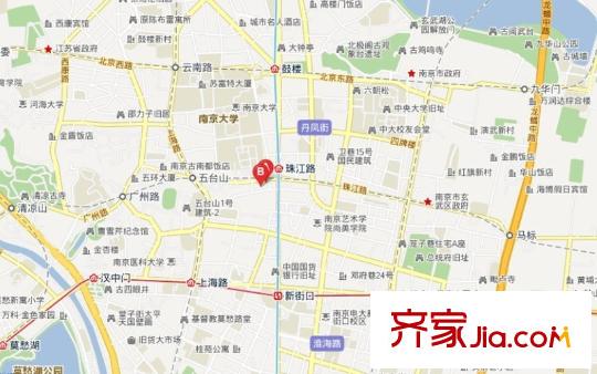 君臨國際交通圖