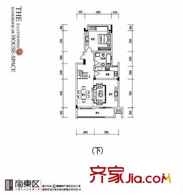 尚東花園戶型圖戶型圖 2室 2室1廳1衛(wèi)1廚