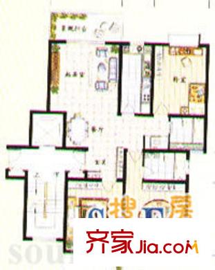 蘇寧馨瑰園戶型圖