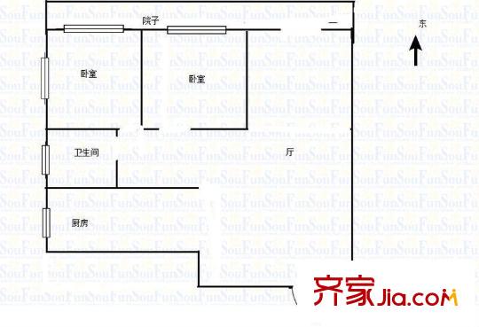 鳳凰花園城靜幽園戶型圖戶型圖2室 2室2廳1衛(wèi)