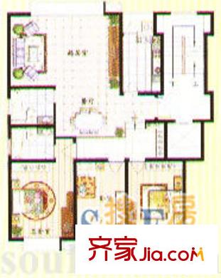 蘇寧馨瑰園戶型圖