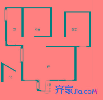 盧龍山莊戶型圖戶型圖 5室 5室2廳2衛(wèi)1廚