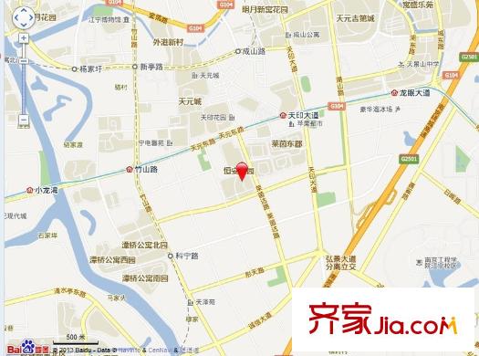 恒安嘉園交通圖