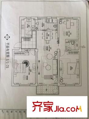 歐陸經(jīng)典花園戶型圖戶型圖 3室 3室2廳2衛(wèi)1廚