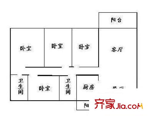 愛(ài)濤翠湖花園戶型圖戶型圖 4室 4室2廳2衛(wèi)1廚