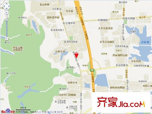挪威森林交通圖