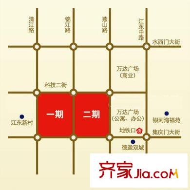 蘇寧睿城交通圖