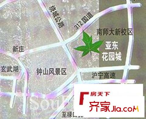 詠梅山莊交通圖