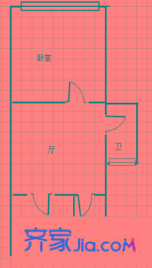 南磚新村戶型圖戶型圖 2室 2室1廳1衛(wèi)1廚