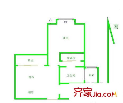 萬(wàn)科光明城市戶(hù)型圖戶(hù)型圖 1室 1室1廳1衛(wèi)1廚