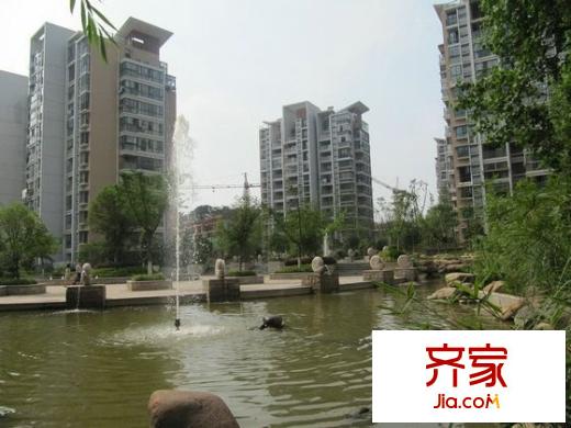 江雁依山郡花園外景圖