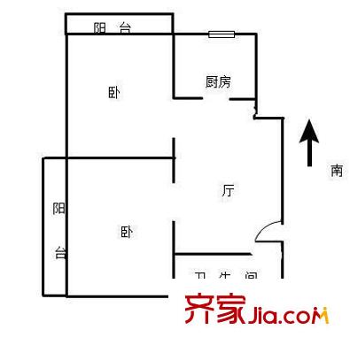 和會(huì)街小區(qū)戶型圖戶型圖 3室 3室1廳1衛(wèi)1廚