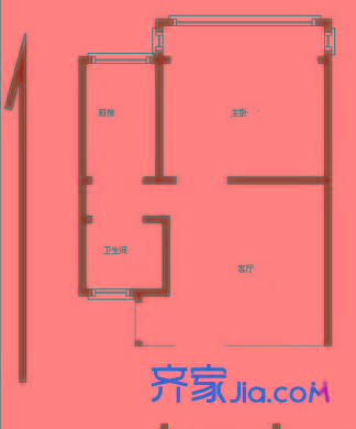 天悅花園戶型圖戶型圖2室 2室1廳1衛(wèi)1廚