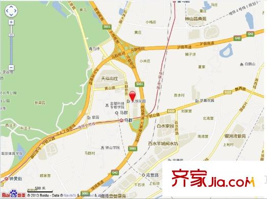 天悅花園交通圖