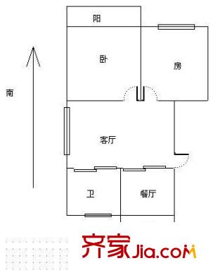 和燕花苑戶型圖戶型圖2室 2室2廳1衛(wèi)