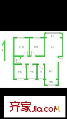 盈家春天戶型圖 戶型圖 4室 4室2廳2衛(wèi)1廚