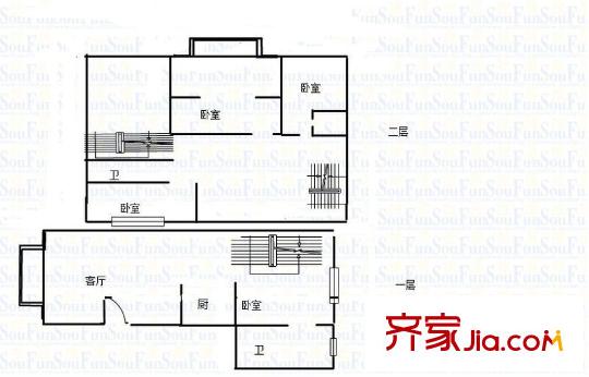 天泓山莊戶型圖戶型圖 4室 4室2廳3衛(wèi)1廚