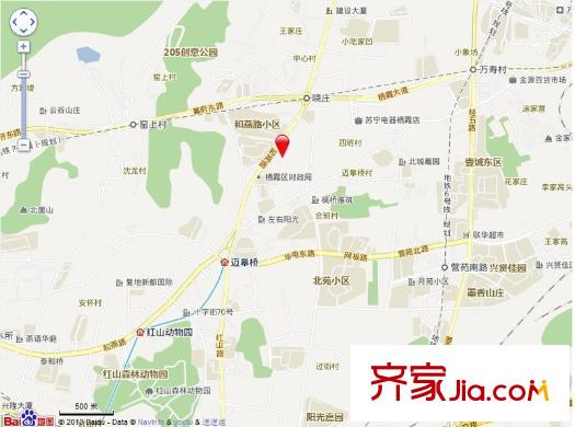 和燕路小區(qū)交通圖