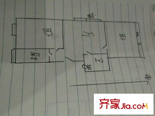 和燕路小區(qū)戶(hù)型圖 戶(hù)型圖 2室 2室1廳1衛(wèi)1廚