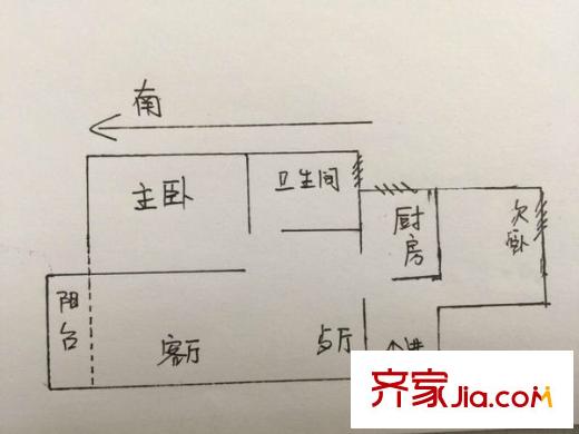 世紀東山戶型圖戶型圖 2室 