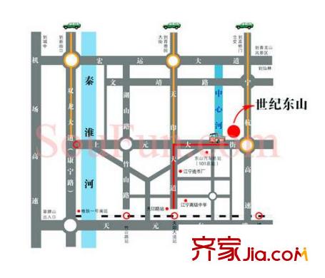 世紀東山交通圖