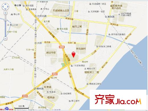 江畔明珠廣場(chǎng)交通圖