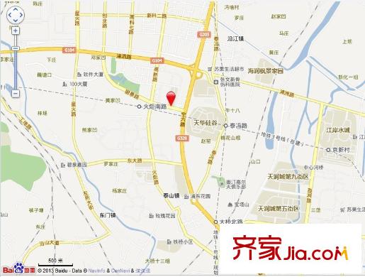 高新花苑交通圖