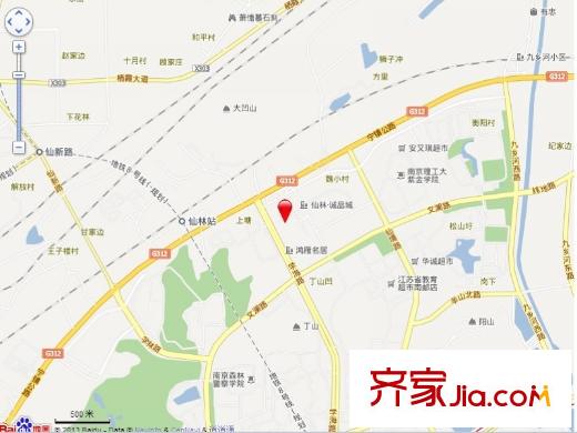 鴻雁名居交通圖