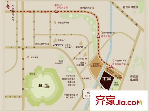 保利梧桐語(yǔ)交通圖