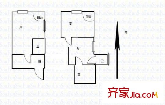 御水灣花園戶型圖戶型圖 2室 2室2廳2衛(wèi)1廚