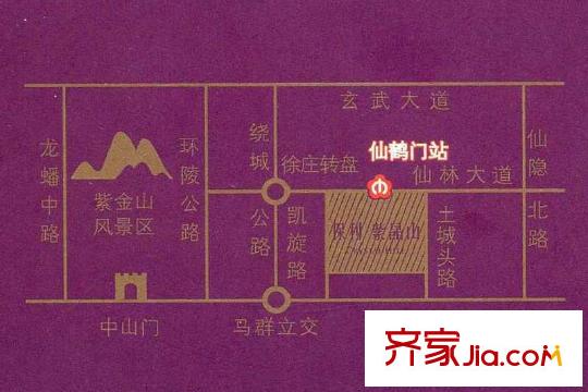 保利紫晶山交通圖區(qū)位圖
