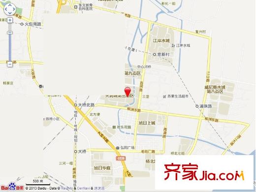 天潤城七街區(qū)交通圖