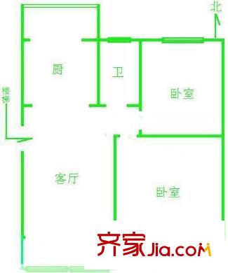 武夷花園戶(hù)型圖戶(hù)型圖 2室 2室2廳1衛(wèi)1廚