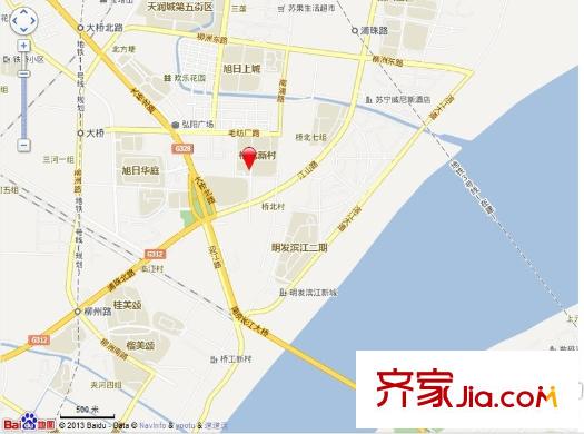 橋北新村交通圖