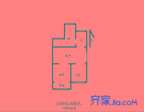 新河一村戶型圖戶型圖 2室 2室1廳1衛(wèi)1廚