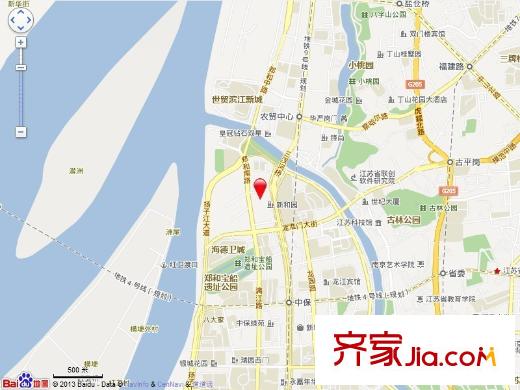 新河一村交通圖