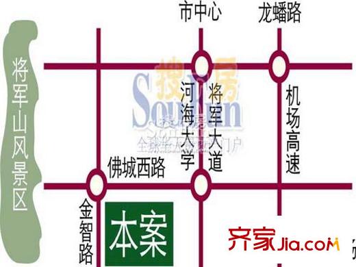 丹佛小鎮(zhèn)交通圖