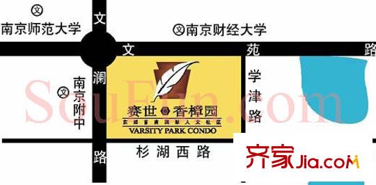 香樟園交通圖