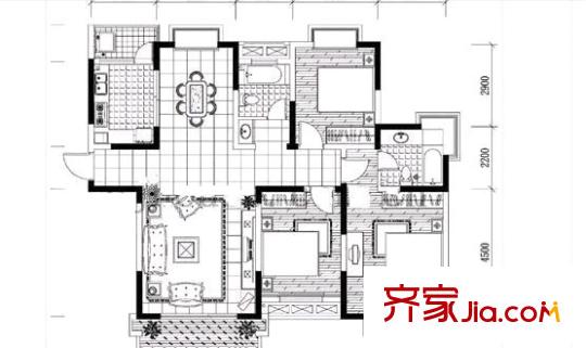 香樟園戶型圖戶型圖5室 5室2廳2衛(wèi)