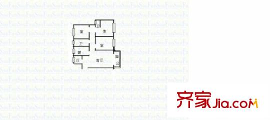 仙龍灣戶型圖戶型圖 3室 3室2廳2衛(wèi)1廚