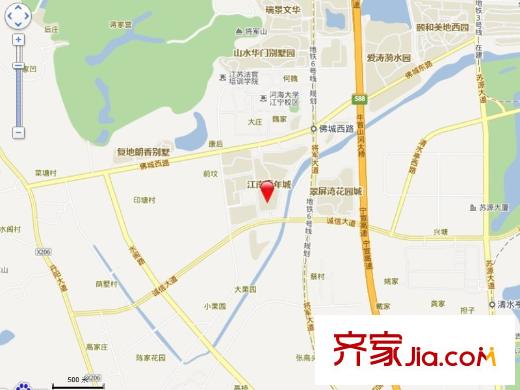 江南青年城交通圖